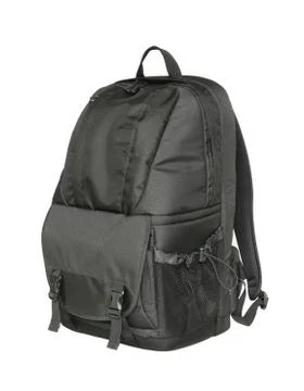 Black backpack Stock Photos