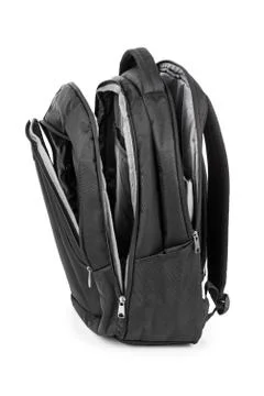 Black backpack Stock Photos