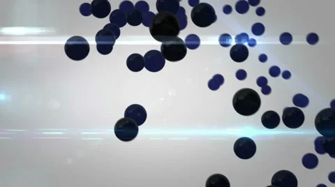 Black Balls 3D Rotation Abstract Loop Animation - 4K Resolution Ultra HD UHD Stock Footage 42579852