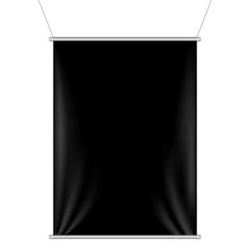 Black Banner Stock Illustration