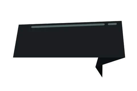 Black Banner Stock Illustration