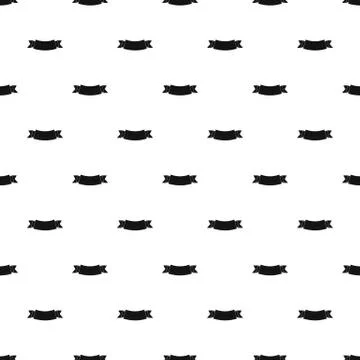 Black banner pattern Stock Illustration