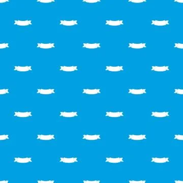 Black banner pattern seamless blue Stock Illustration