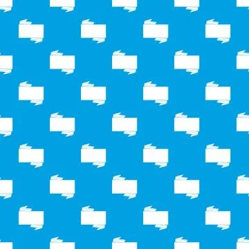 Black banner pattern seamless blue Stock Illustration