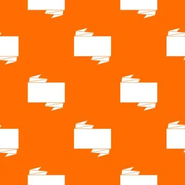 Black banner pattern seamless Stock Illustration