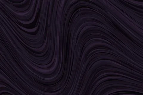 Black banner with waves Stock Illustration