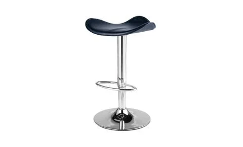 Black bar stool Stock Photos