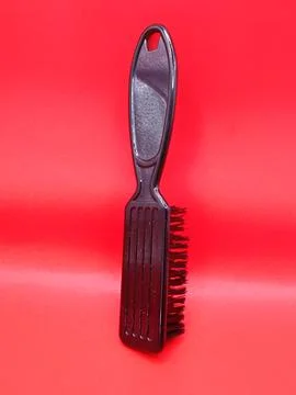 Black barber brush Stock Photos