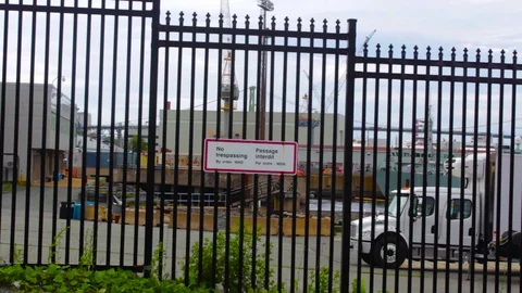 Black Bars Naval Trail, Halifax, Nova Scotia, Canada Video stock 91764323