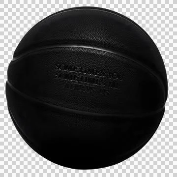 Black basketball Stock Illustration