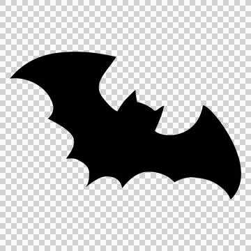 Black bat Halloween Stock Illustration