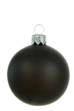 Black bauble Foto stock