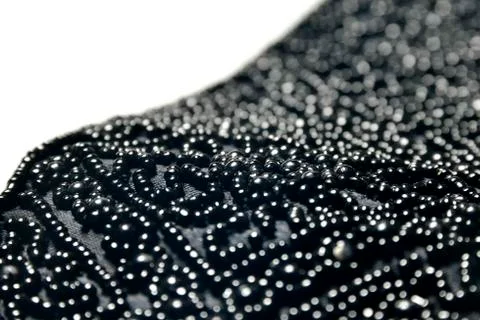 Black beads Stock Photos