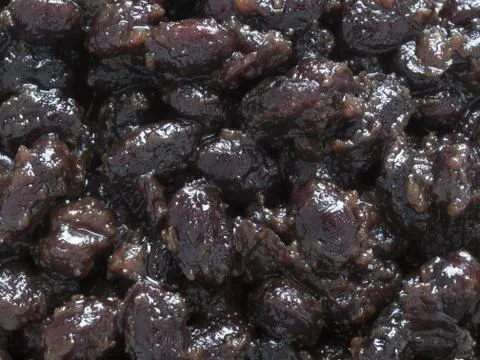 Black bean sauce Stock Photos