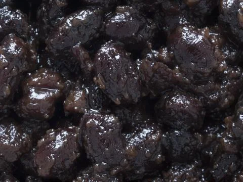 Black bean sauce Stock Photos