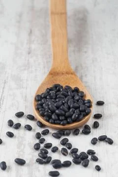 Black beans Foto stock