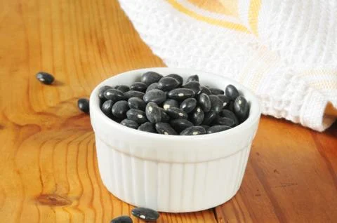Black beans Stock Photos