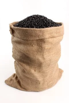 Black beans Stock Photos