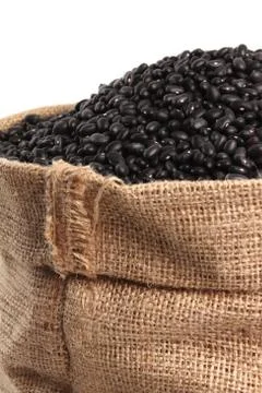 Black beans Stock Photos