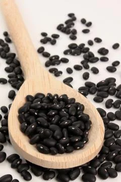 Black beans Stock Photos