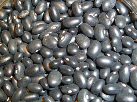 Black beans Stock Photos
