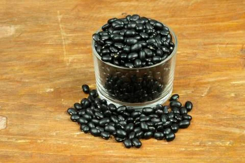 Black beans Stock Photos