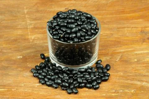 Black beans Stock Photos