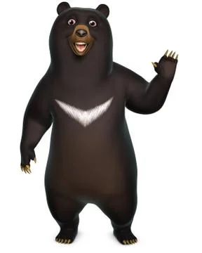 Black bear Stock-Illustration