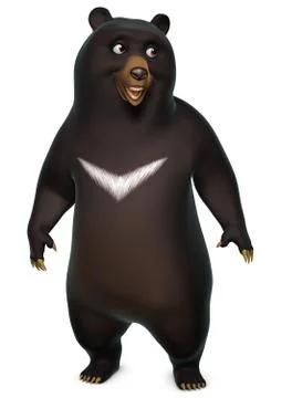 Black bear Иллюстрация