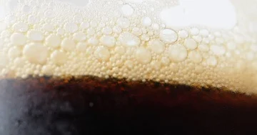 Black beer bubbles Stock Footage 85606745