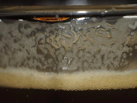 Black Beer Close Up Stock Photos