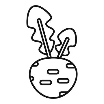 Black beetroot icon showing healthy eating lifestyle 스톡 일러스트