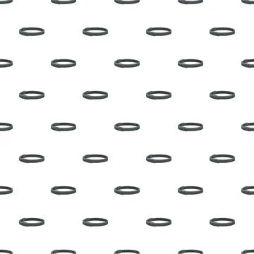 Black belt seamless pattern repeating fashion accessory design Stock Illustration