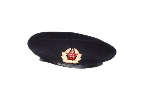 Black beret Stock Photos