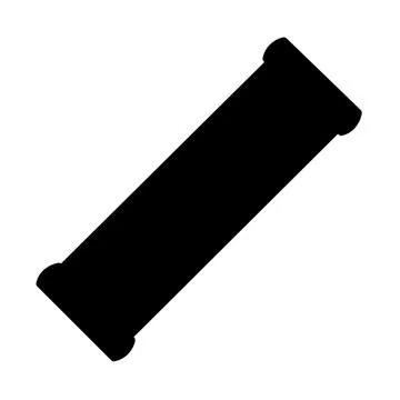 Black Bicycle Grips Stock Illustration