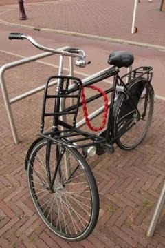 Black bicycle Stock Photos