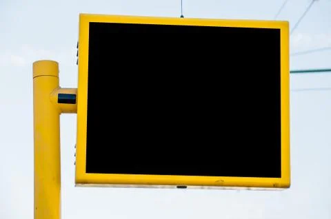 Black billboard Stock Photos