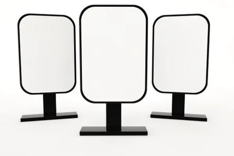 Black billboards Иллюстрация