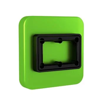 Black Billiard table icon isolated on transparent background. Pool table. G.. Illustrazione stock