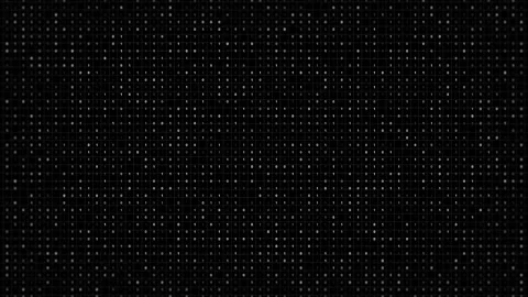Black binary code matrix background white digits, grid texture, and dense Stock Footage 334062289