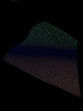 Black binary numbers black binary numbers on dark background ,model releas... Stockfoto's