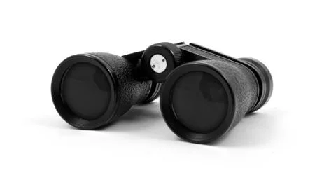 Black binoculars Stock Photos