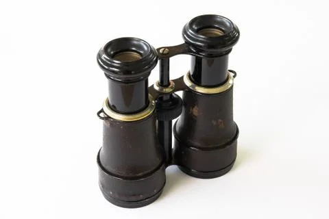 Black binoculars Stock Photos