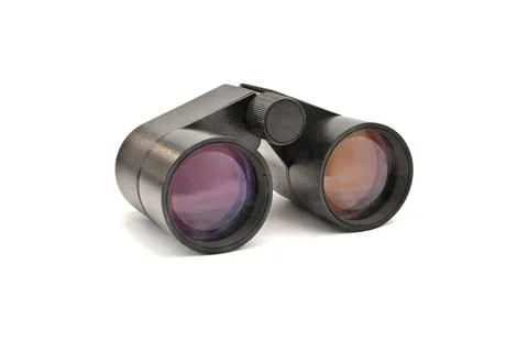 Black binoculars Stock Photos