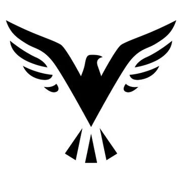 Black Bird Icon Stock Illustration
