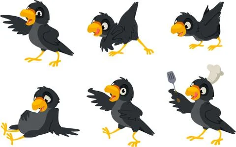 Black bird Stock Illustration
