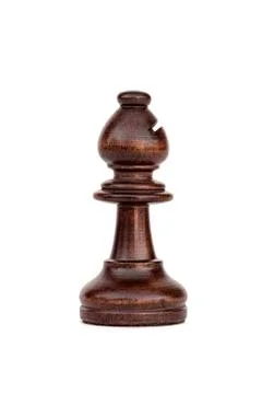 Black bishop chess Stock Photos