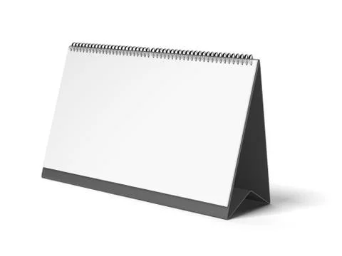 Black blank calendar 库存插图
