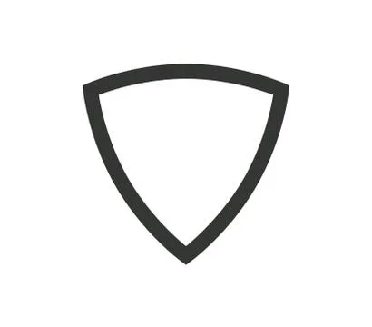 Black Bloat triangle. Isolated Vector Illustration Stock Illustration