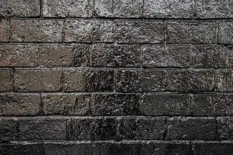 Black block texture with copy space for background Stock Photos